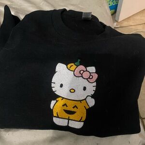 Handmade hello kitty crew neck